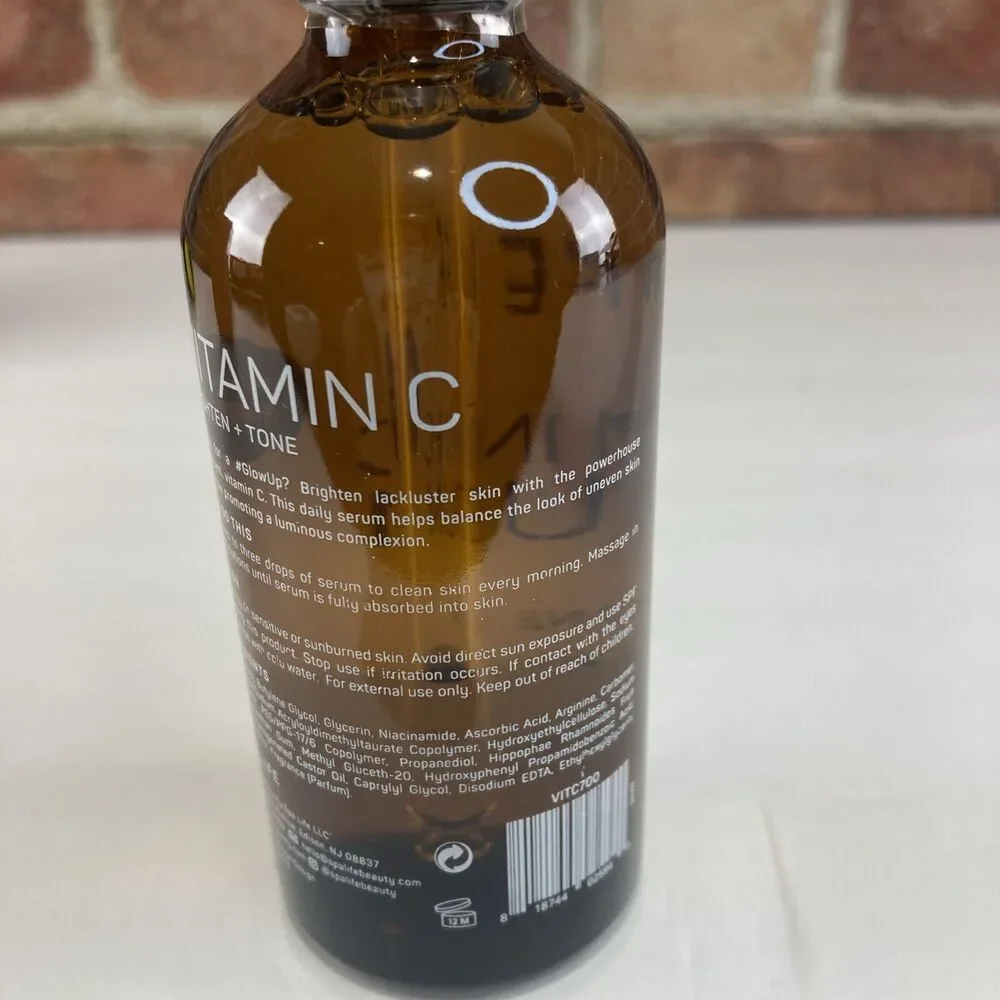 Spa Life Vitamin C Serum Brighten Tone‎ Glowup Luminous 3.4 fl oz Made In Korea